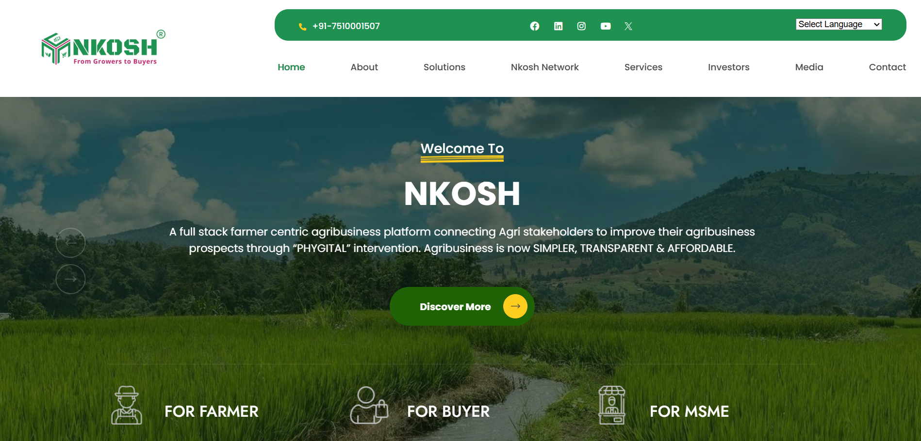 NKOSH | Digital Agriculture Solutions
